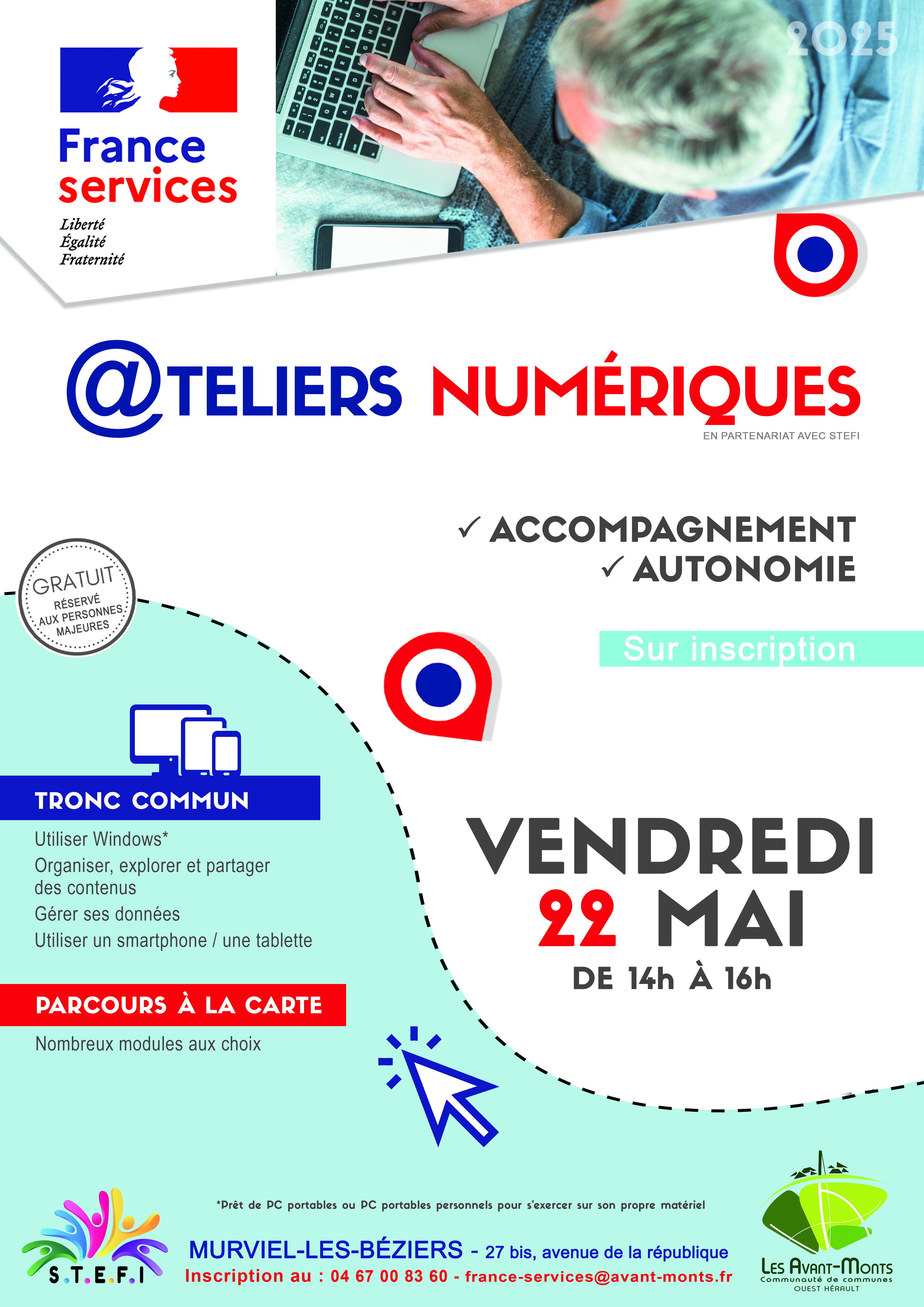 affiche atelier num mai