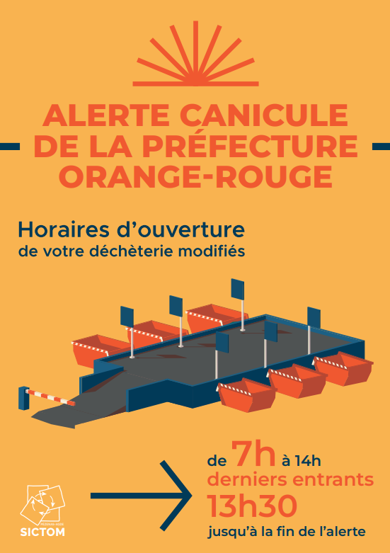 dchteries ouvertures canicule 2026